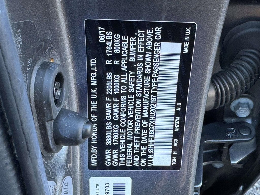 2017 Honda Civic Type R Type R Touring