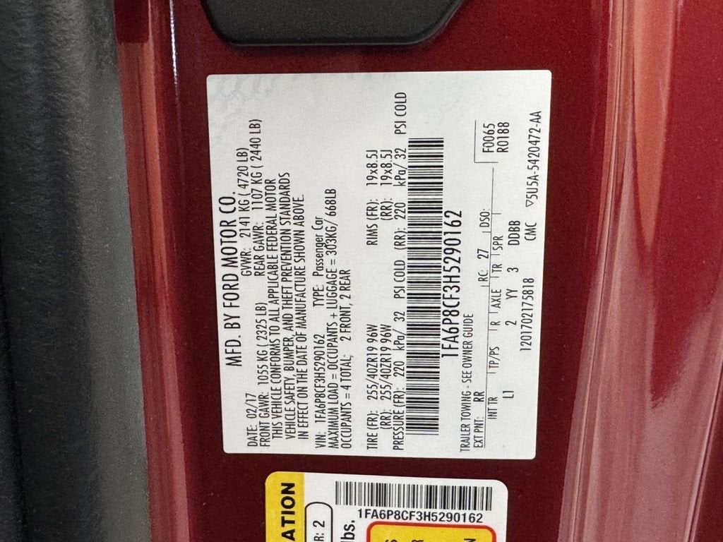 2017 Ford Mustang GT Premium