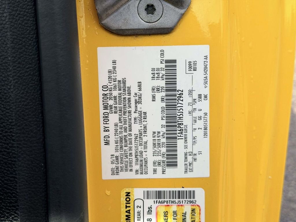 2018 Ford Mustang EcoBoost Premium