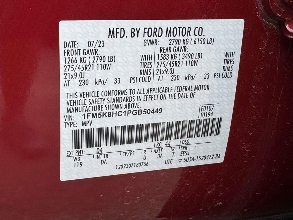 2023 Ford Explorer Platinum