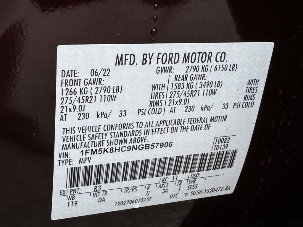 2022 Ford Explorer Platinum