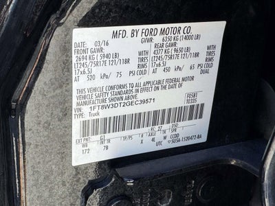 2016 Ford Super Duty F-350 DRW Platinum