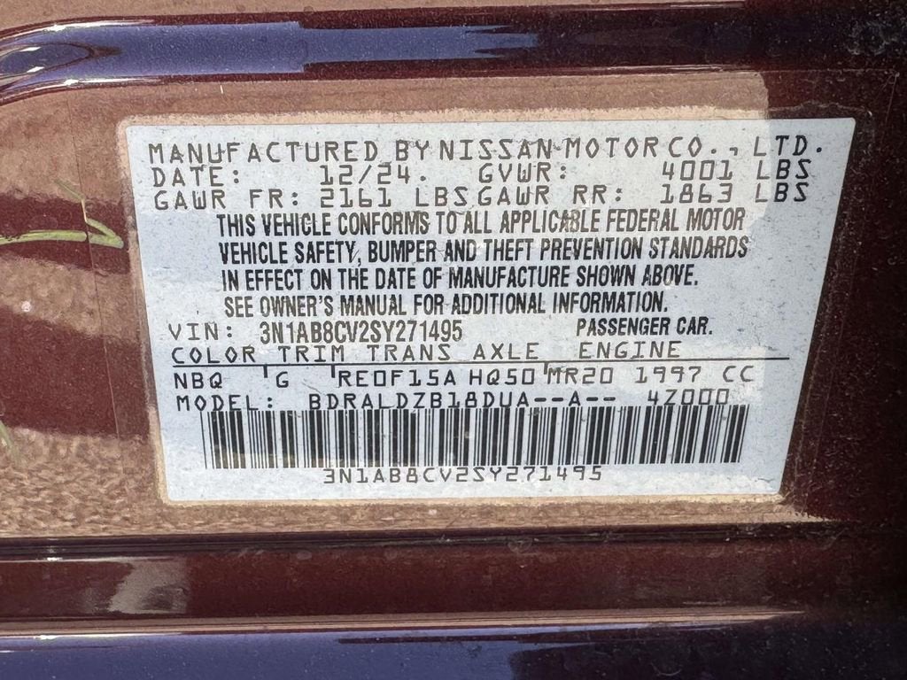 2025 Nissan Sentra SV