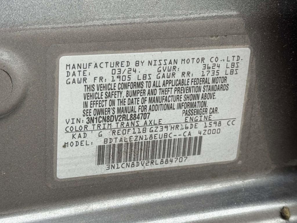 2024 Nissan Versa 1.6 S