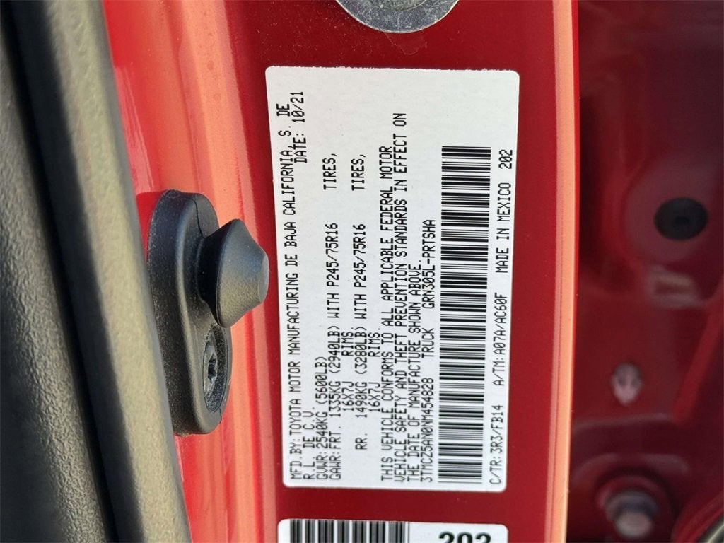 2022 Toyota Tacoma SR