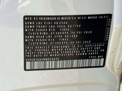 2022 Volkswagen Tiguan 2.0T SE R-Line Black