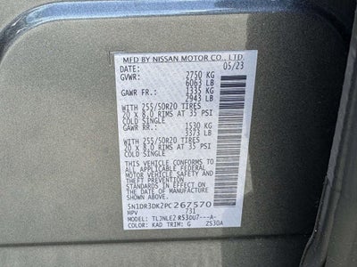 2023 Nissan Pathfinder Platinum