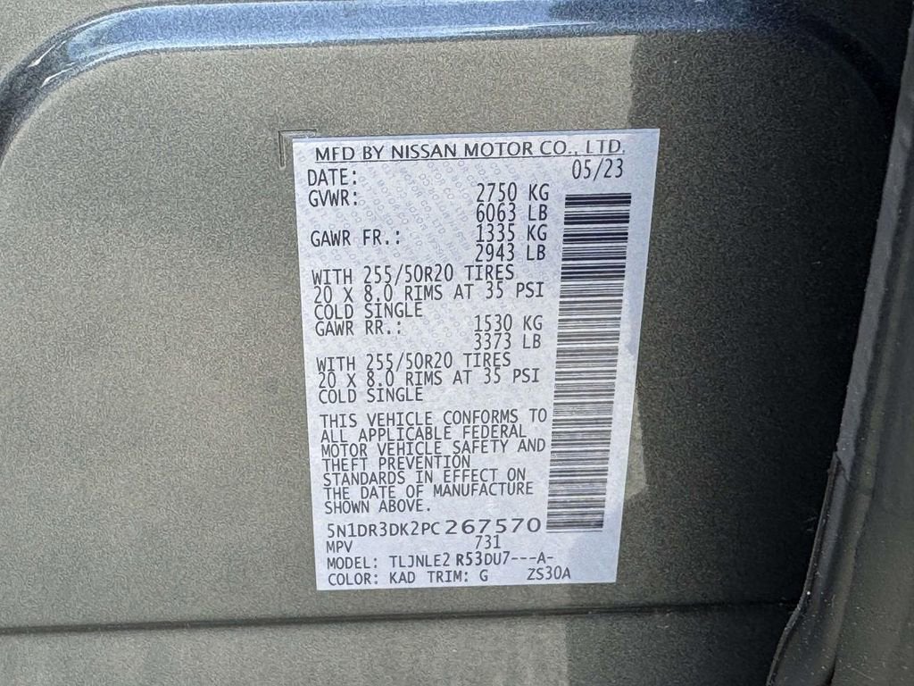 2023 Nissan Pathfinder Platinum