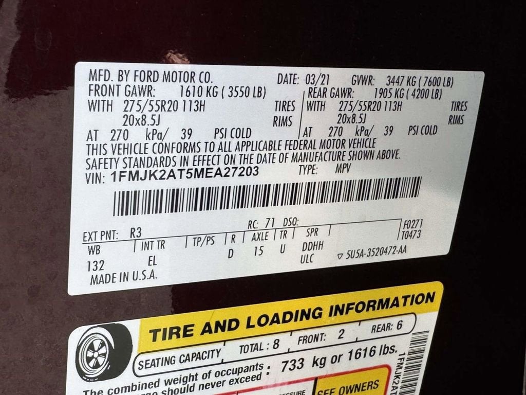 2021 Ford Expedition Max Limited