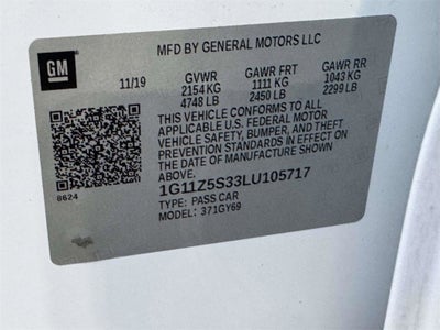 2020 Chevrolet Impala LT