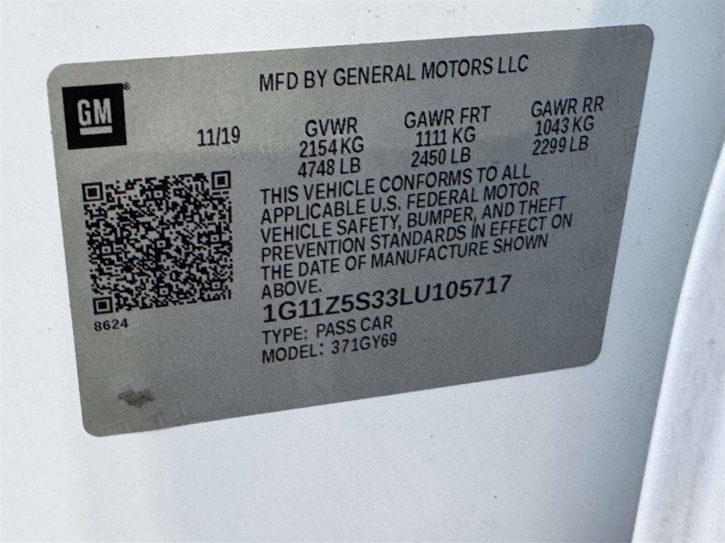 2020 Chevrolet Impala LT