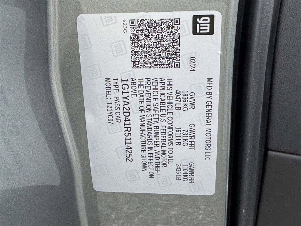 2024 Chevrolet Corvette Stingray