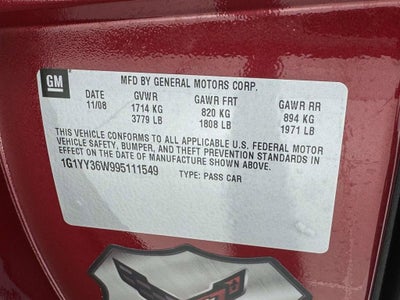2009 Chevrolet Corvette Base