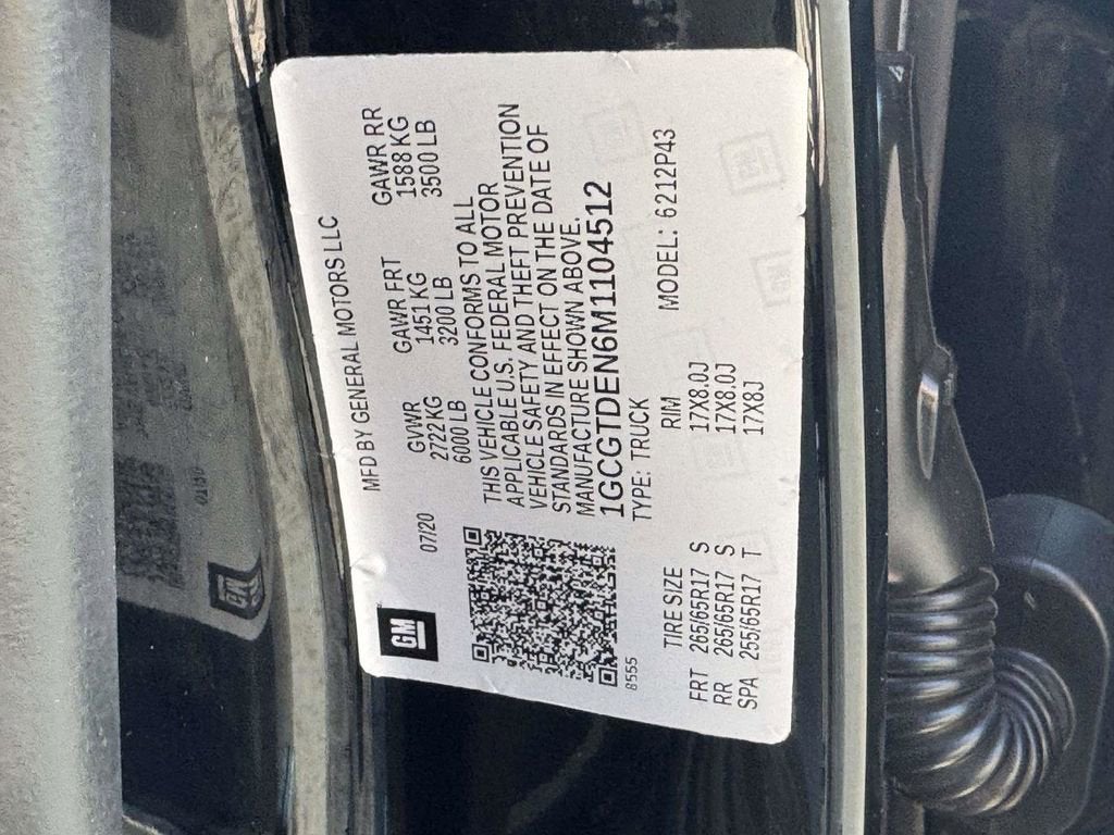 2021 Chevrolet Colorado Z71