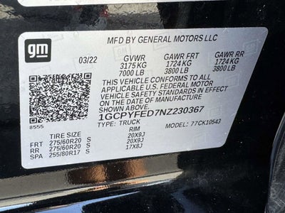 2022 Chevrolet Silverado 1500 LTD LT Trail Boss