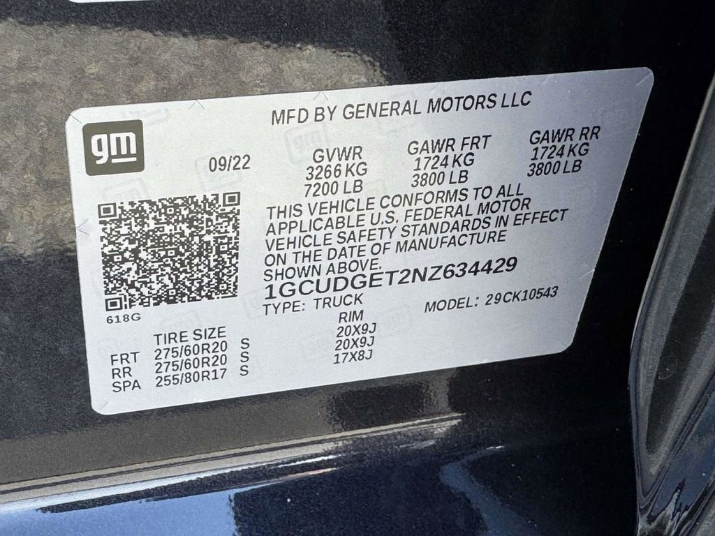 2022 Chevrolet Silverado 1500 LTZ