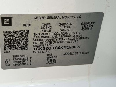 2019 GMC Yukon XL SLT