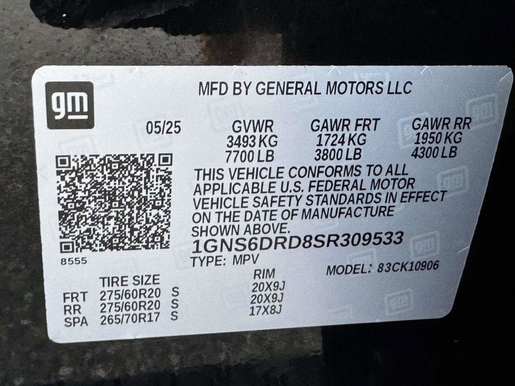 2025 Chevrolet Suburban Z71