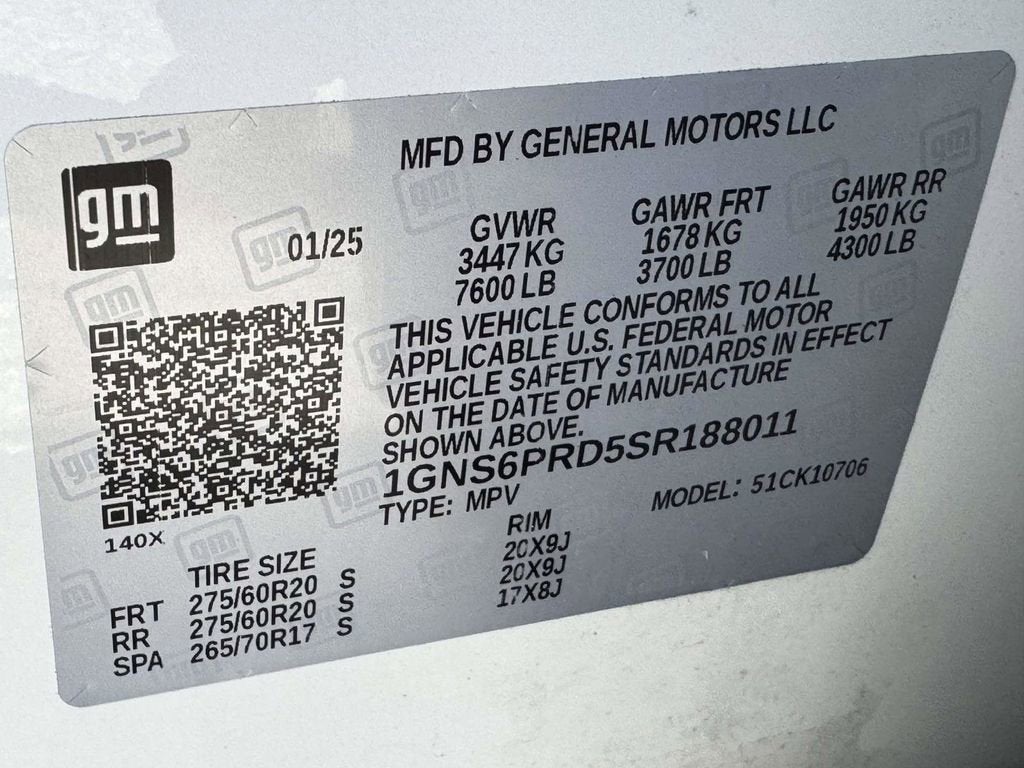 2025 Chevrolet Tahoe Z71