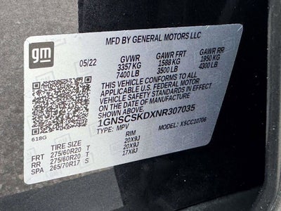 2022 Chevrolet Tahoe Premier