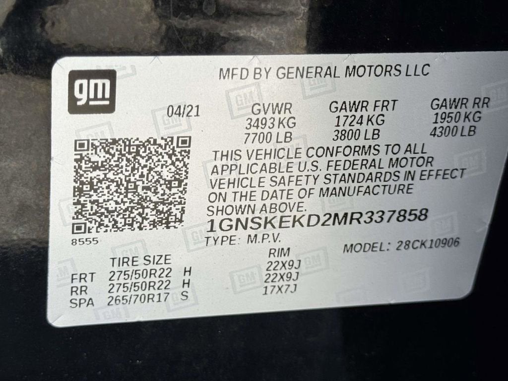 2021 Chevrolet Suburban RST