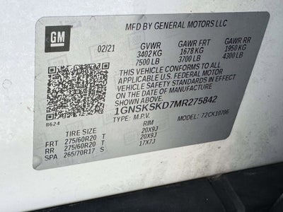 2021 Chevrolet Tahoe Premier
