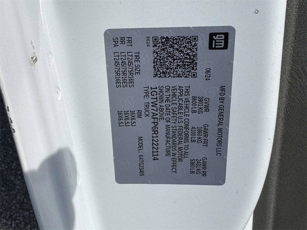 2024 GMC Savana Cargo Van Work Van