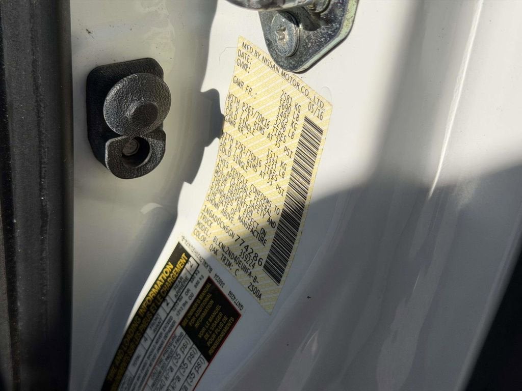 2016 Nissan Frontier SV