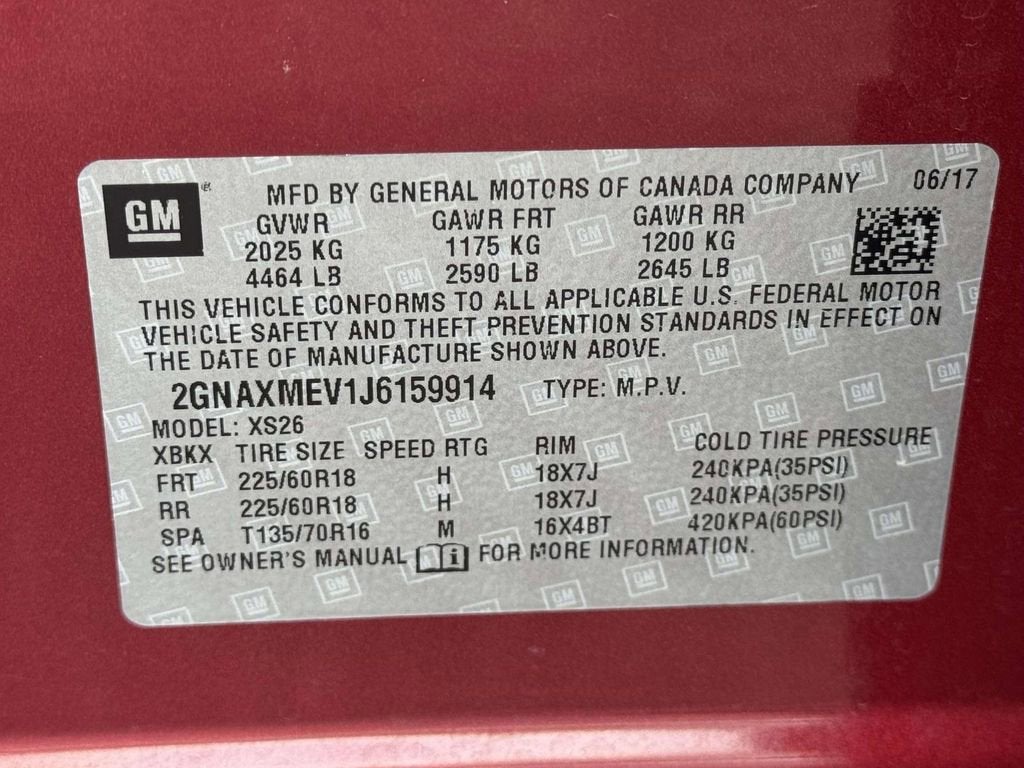 2018 Chevrolet Equinox Premier