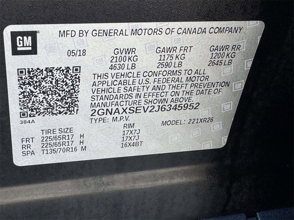 2018 Chevrolet Equinox LT