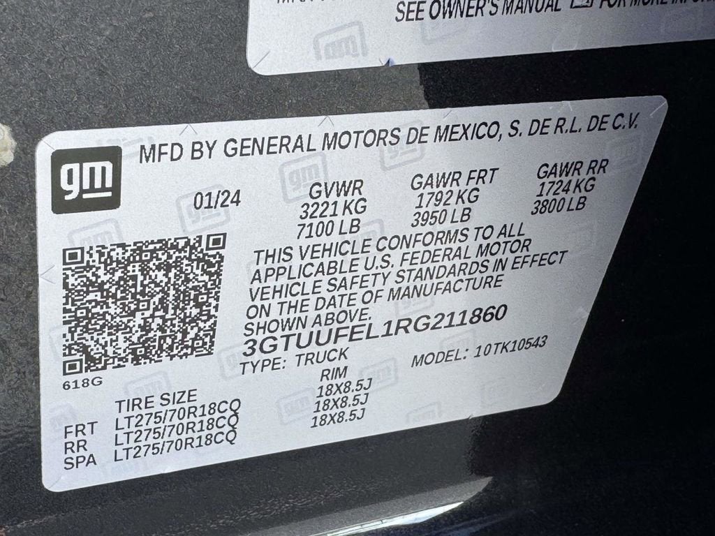 2024 GMC Sierra 1500 AT4X