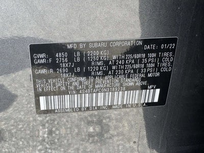 2022 Subaru Outback Touring