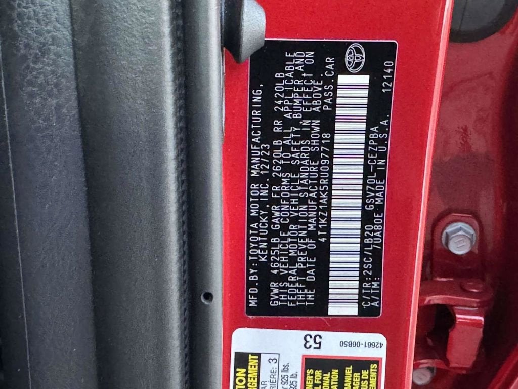 2024 Toyota Camry XSE V6