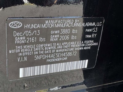 2014 Hyundai Elantra Limited
