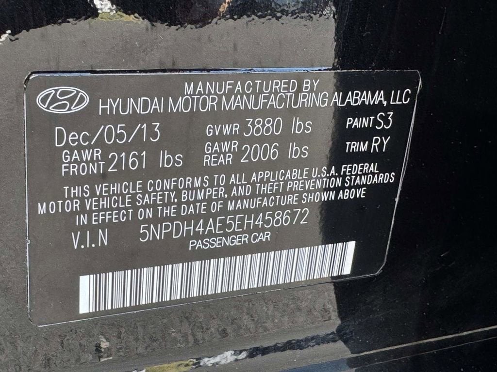 2014 Hyundai Elantra Limited