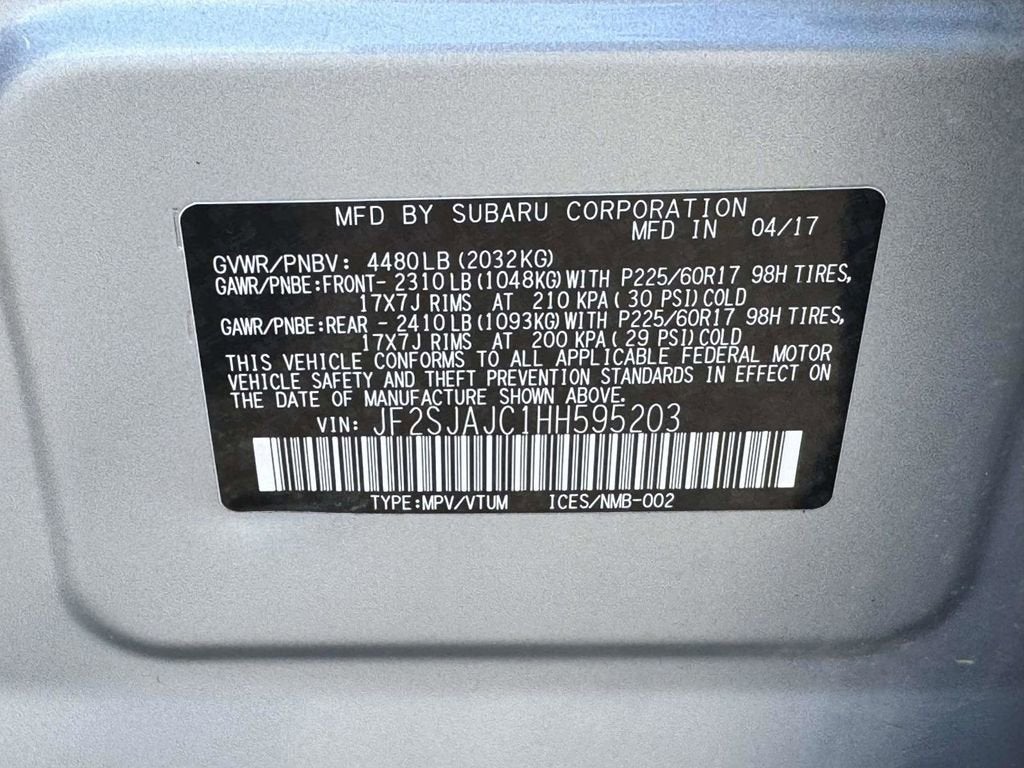2017 Subaru Forester 2.5i Limited