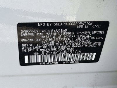 2021 Subaru Forester Sport