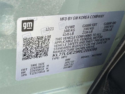 2024 Chevrolet Trax 1RS