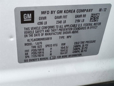 2022 Chevrolet Trax LS