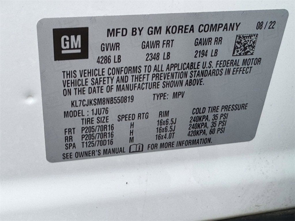 2022 Chevrolet Trax LS