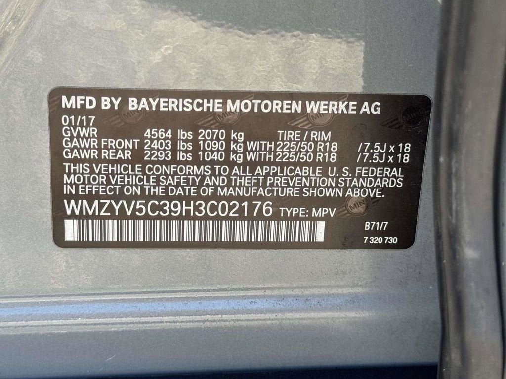 2017 MINI Countryman COUNTRYMAN COOPER ALL4