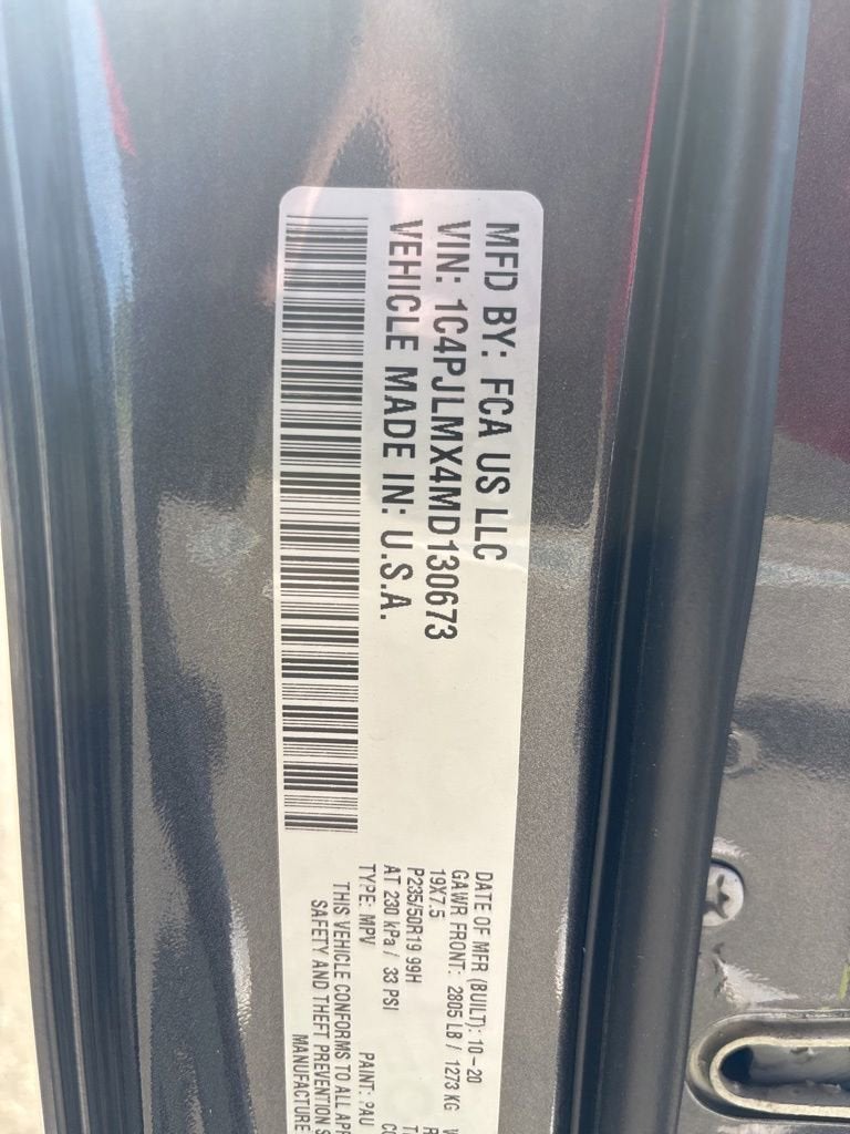 2021 Jeep Cherokee 80th Anniversary