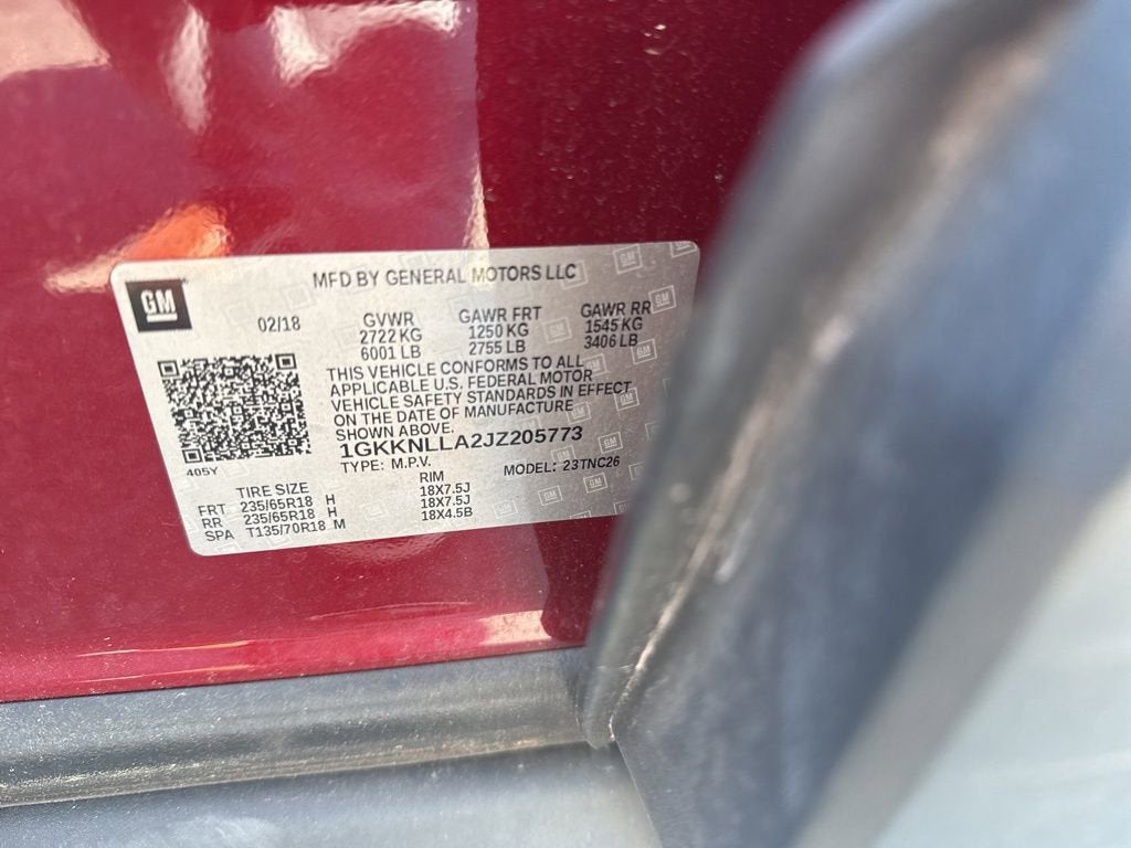 2018 GMC Acadia SLE