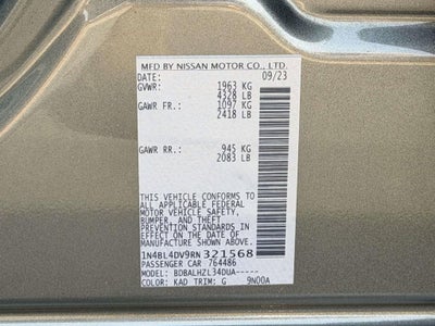 2024 Nissan Altima 2.5 SV