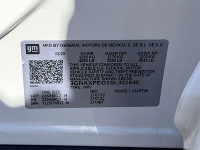 2025 Chevrolet Equinox AWD LT