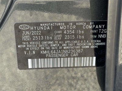 2022 Hyundai Sonata SEL